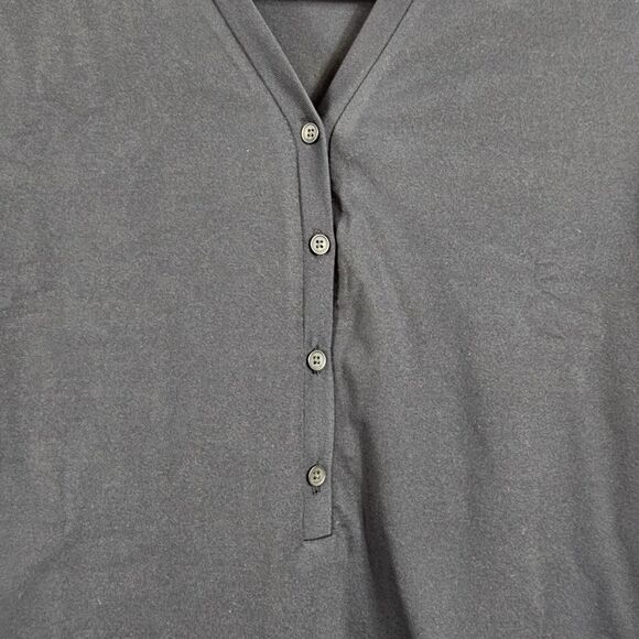 NWOT Aritzia Babaton Contour Henley Long Sleeve Bodysuit in Black - Size M - Picture 5 of 9